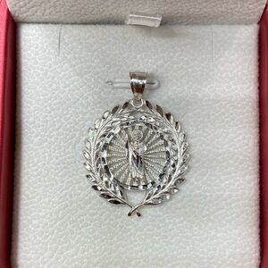 925 Sterling Silver St Jude Pendant
